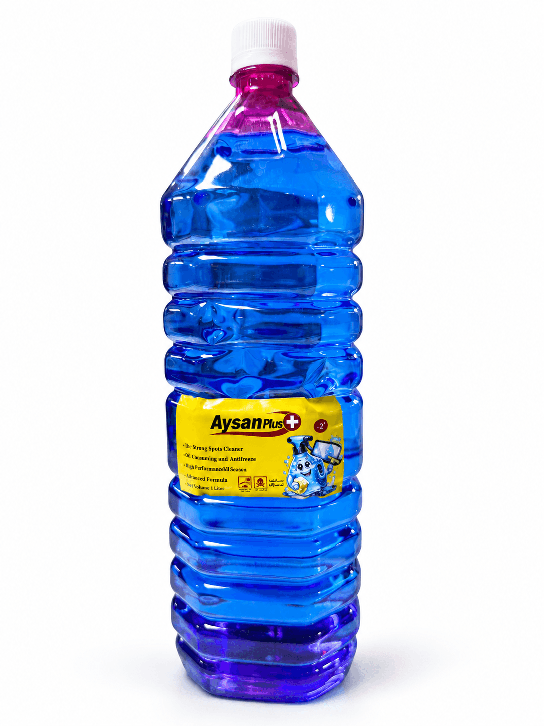 مایع شیشه شوی خودرو آیسان پلاس Aysan Plus مدل -2 حجم 1 لیتر