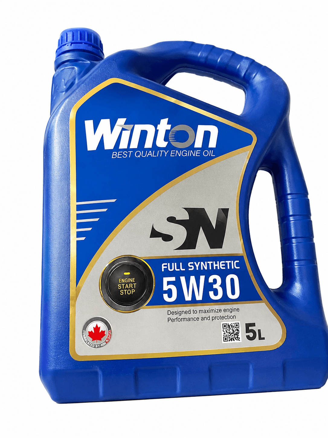 روغن موتور وینتون Winton 5W-30 SN فول سنتتیک 5 لیتری