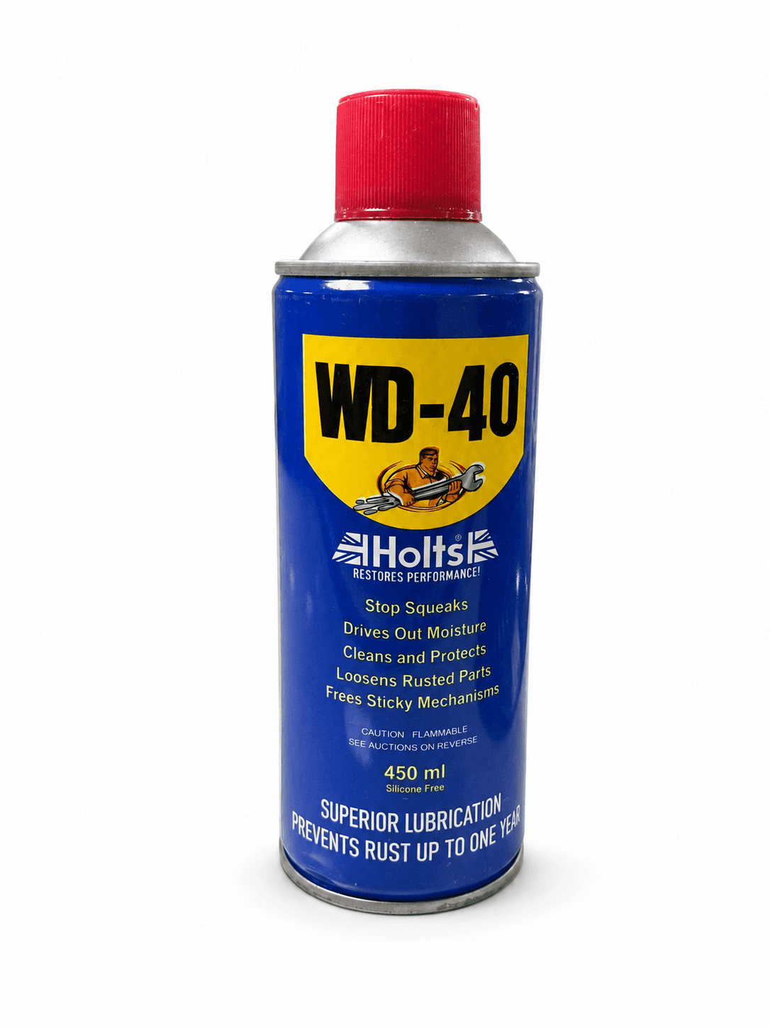 اسپری روانکننده و زنگبر هولتس مدل WD-40 حجم 450 میلیلیتر