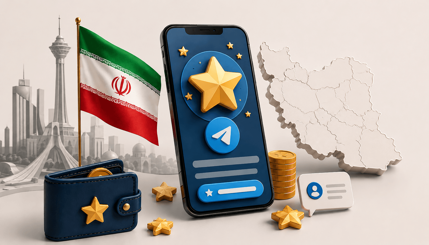 تصویر مقاله: آیا کاربران ایرانی میتوانند از استارز تلگرام استفاده کنند؟